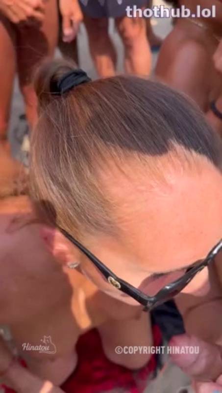 Hinatou Bukkake On A Beach With Strangers Full Balls Watch Full Video On Porn Video