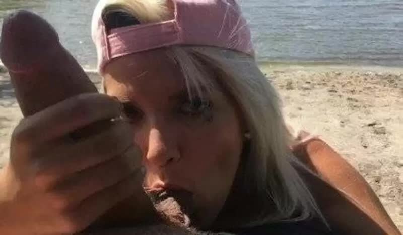 Brittney Blaze Beach Blowjob Porn Video