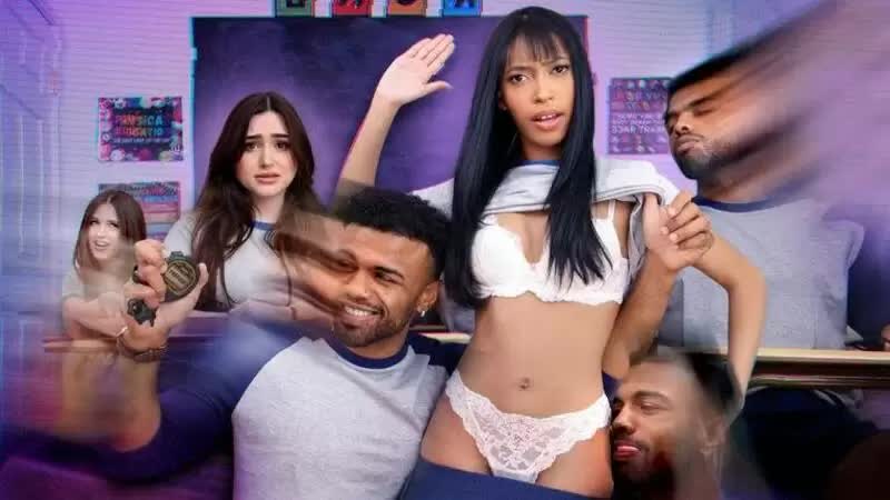Lilibet Saunders, Alana Jai Time Stop Classroom Porn Video