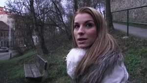 Publicagent Skinny Blonde Fucked Outside Porn Video